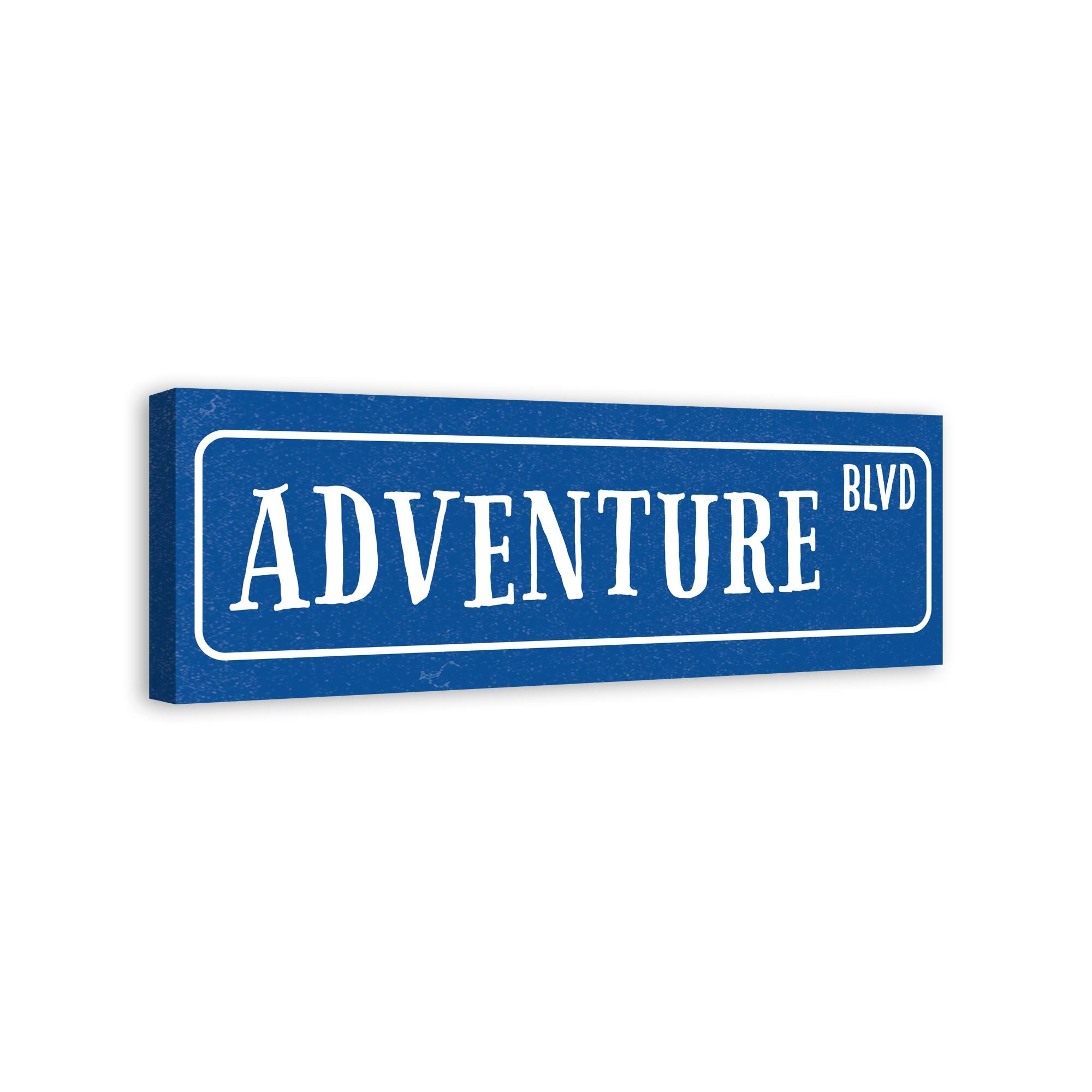 Adventure Avenue 36" x 12" Canvas Wall Art